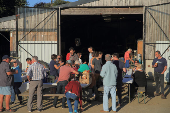 Événement festif organisé par la cogérance de la SCI à la ferme de Kervel